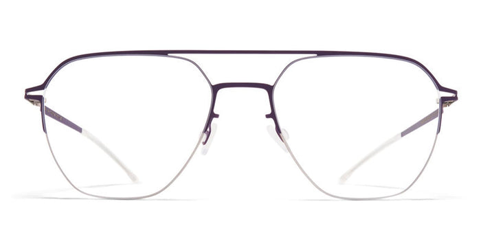 Imba - Silver Deep Blue Rx Stainless Steel Eyeglasses