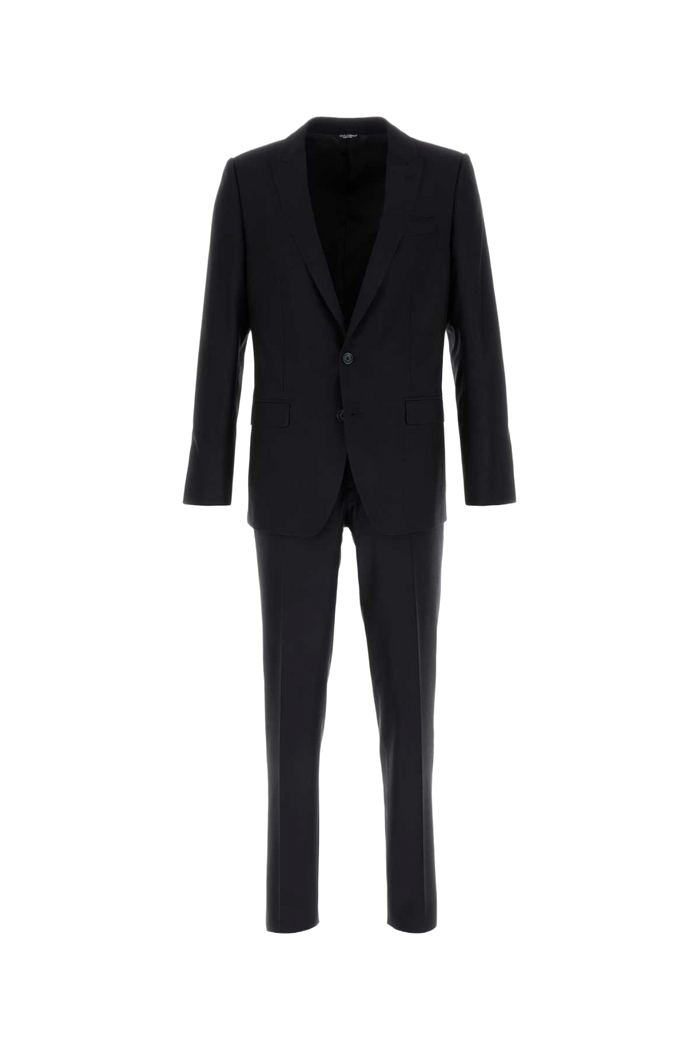Midnight Blue Wool Blend Suit Bluscurissimo1 Completi