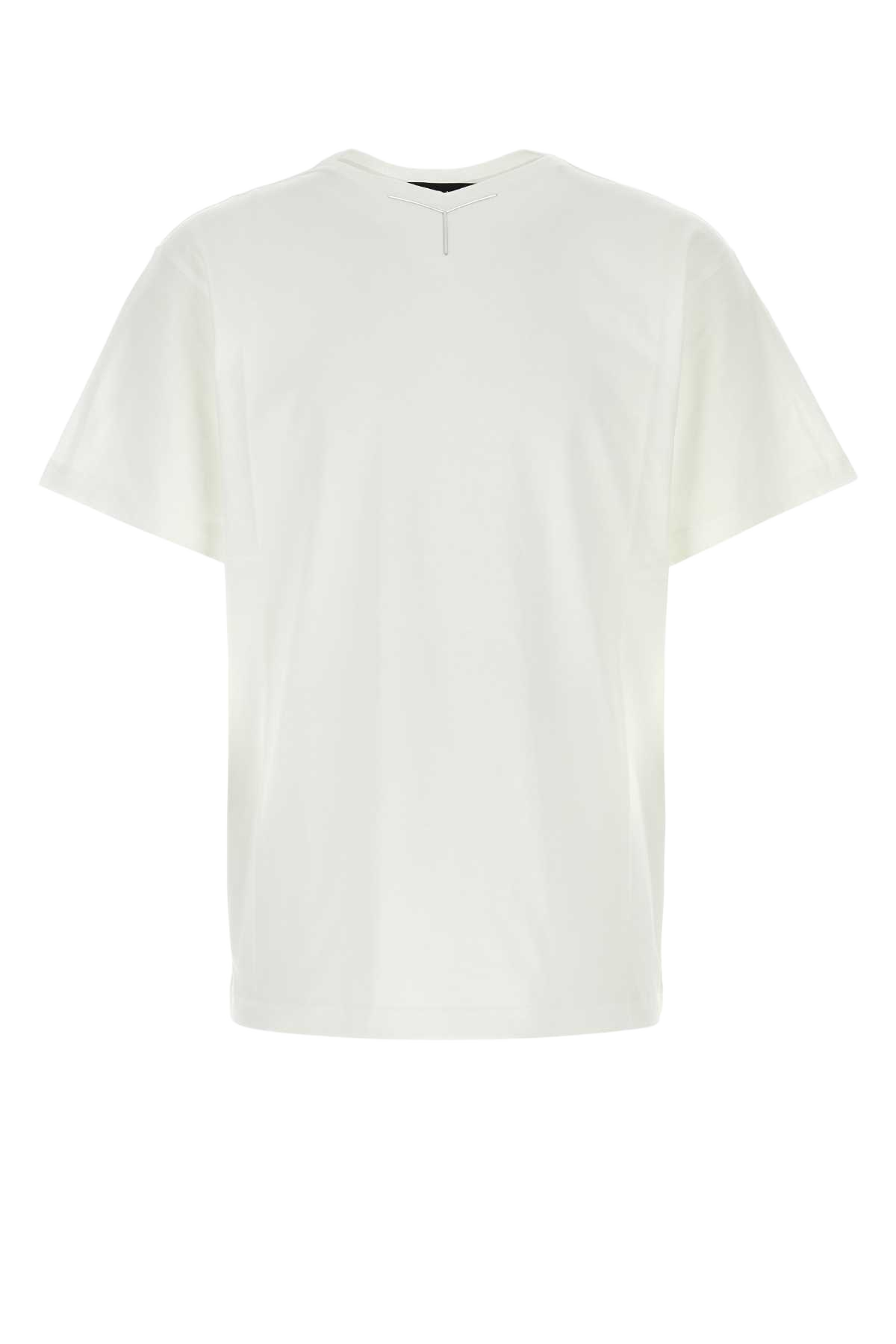 White Cotton T-Shirt Optic Exterior