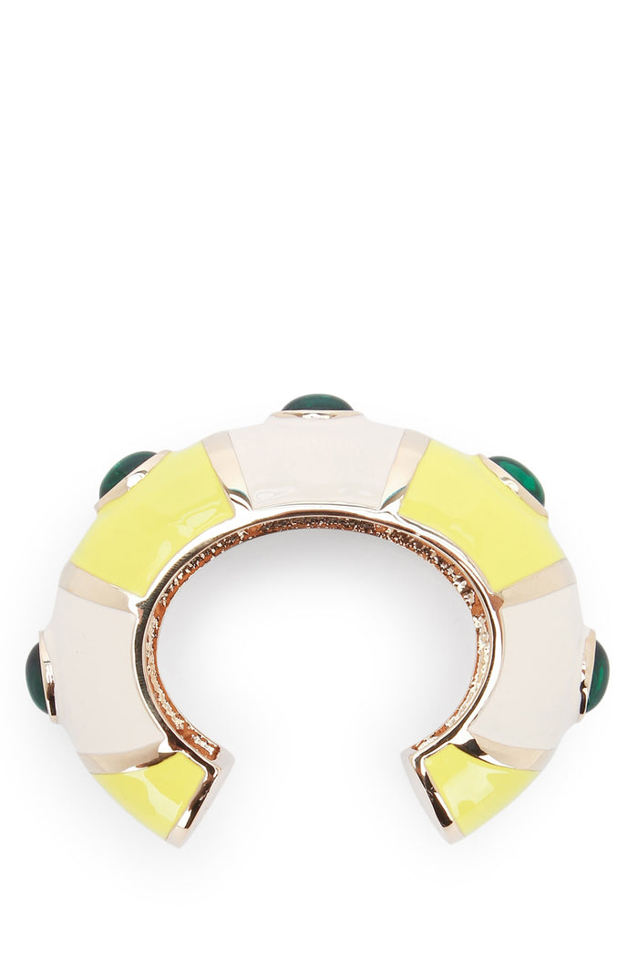 Le Bracelet Rayures Offwhiteyellow Orecchini