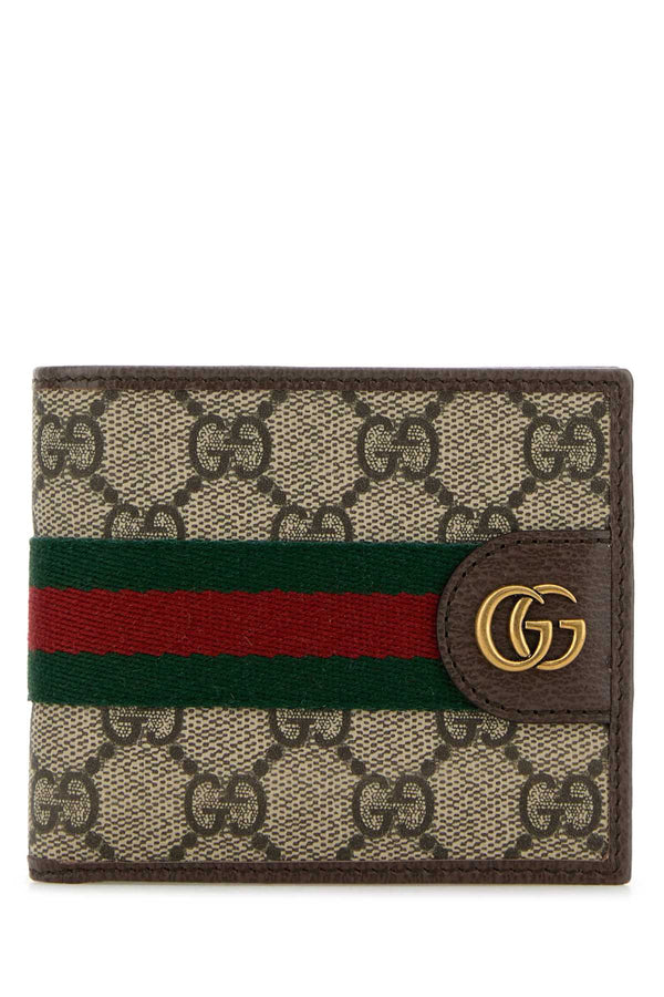 Gucci Wallet 82% Polyurethane wallet in beige