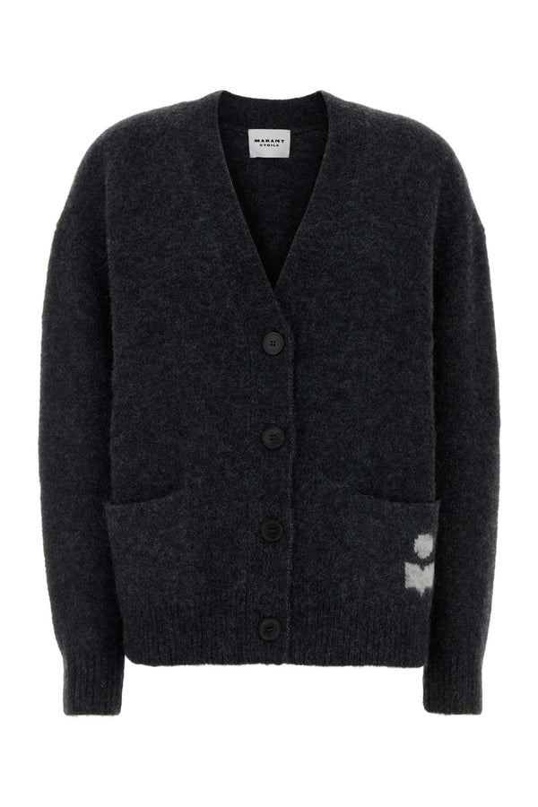 Isabel Marant Etoile 63% baby alpaca cardigan in gray