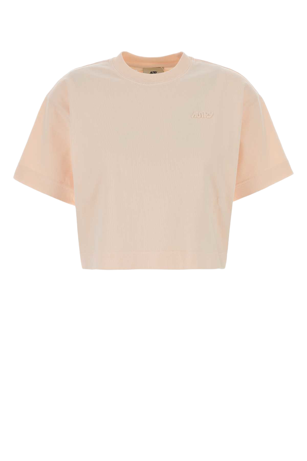 Pastel Pink Cotton T-Shirt I8oe