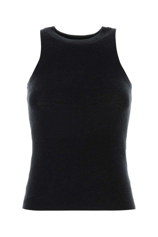 Italist Tank 100% Cashmere tank top in black