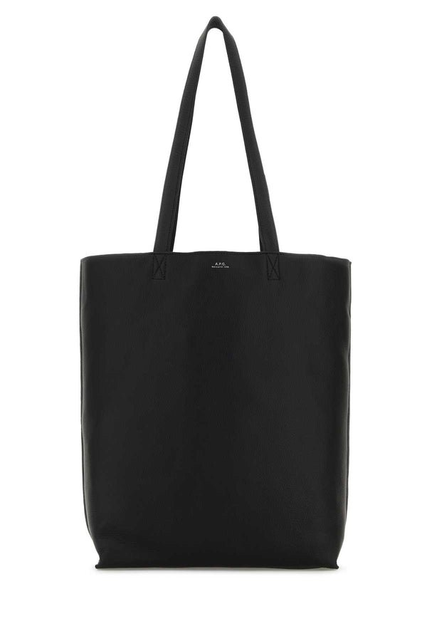 A.P.C. Maiko 100% Vache tote bag in black