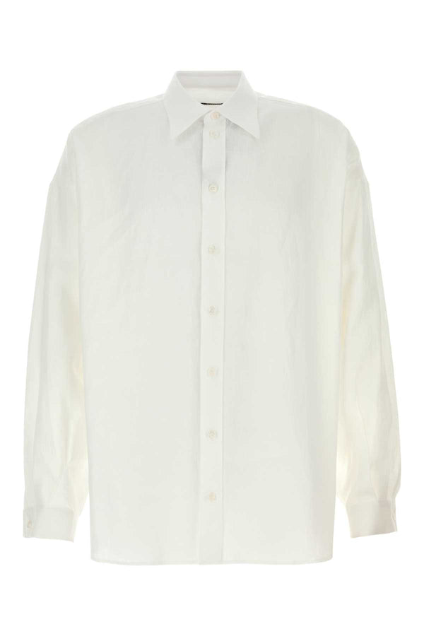 Dolce & Gabbana 100% Linen shirt in white