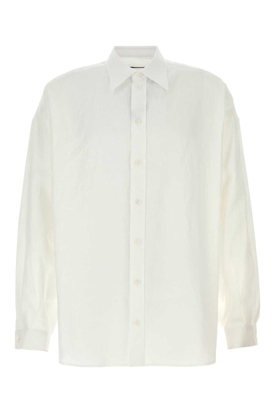 Dolce & Gabbana 100% Linen shirt in white