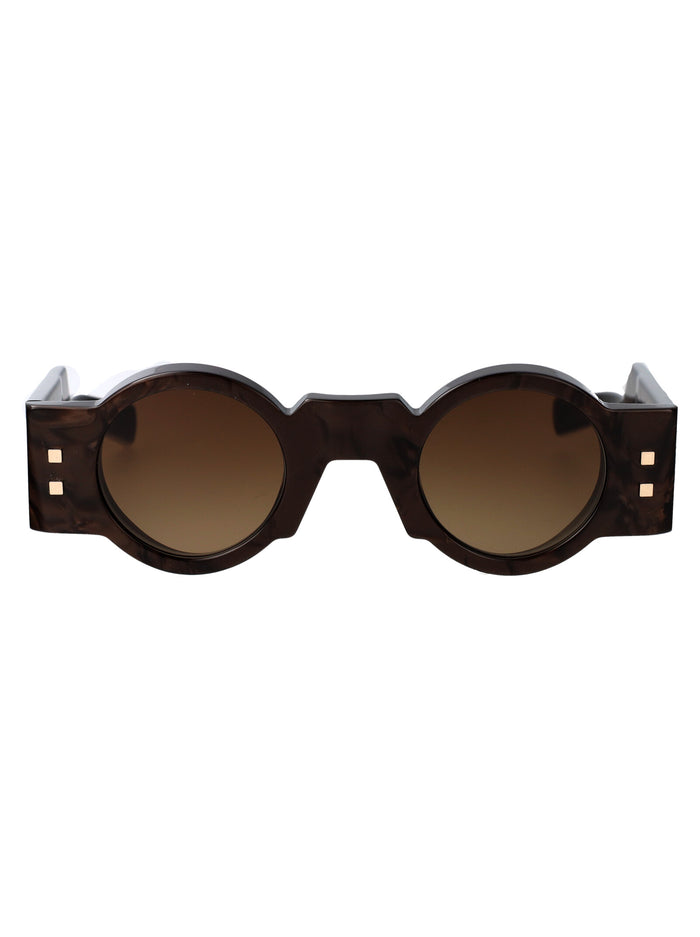 Bps-159d-42 159d Brn - Gld Acetate Sunglasses