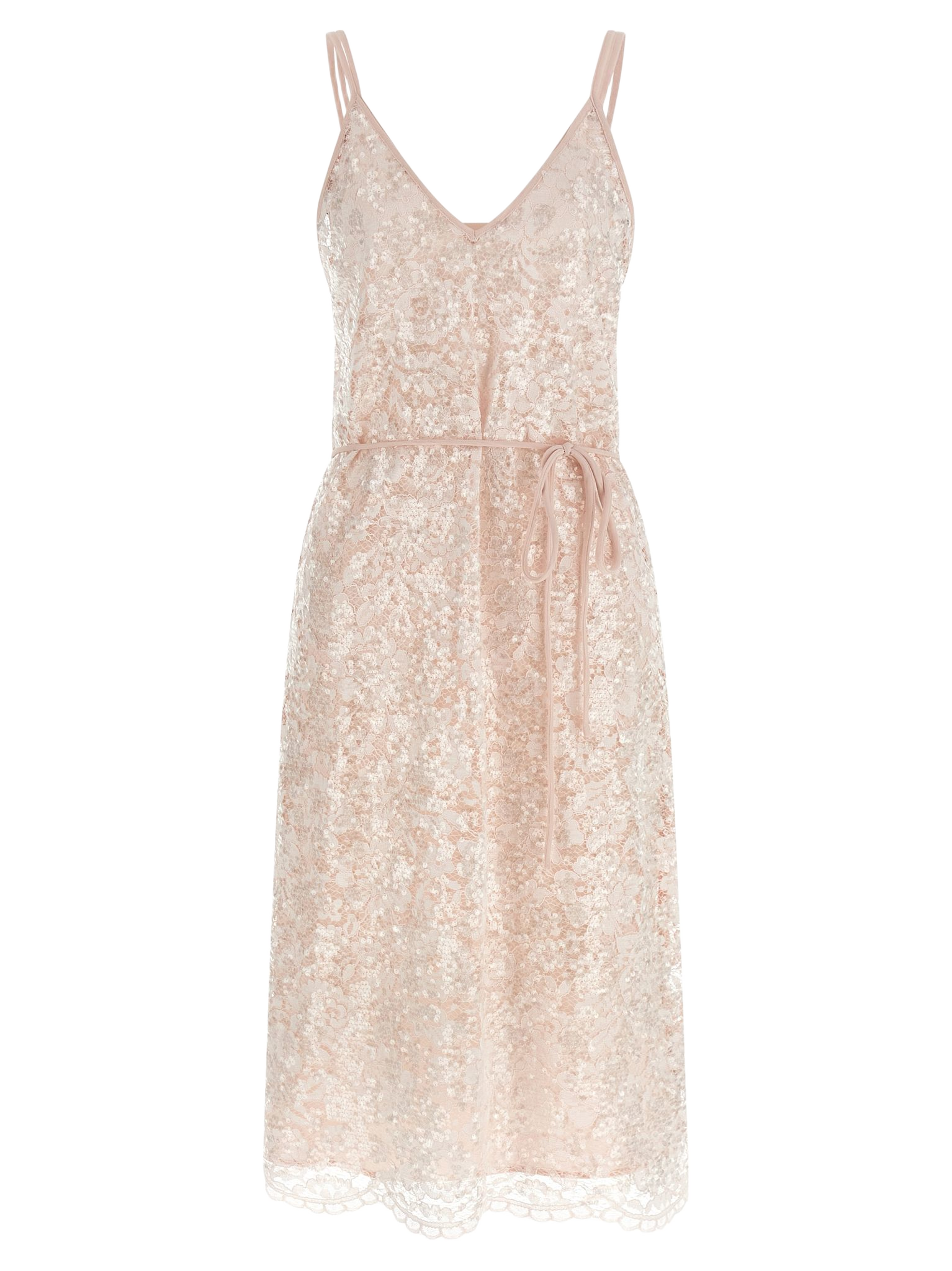 Lace dress Pink Polyester
