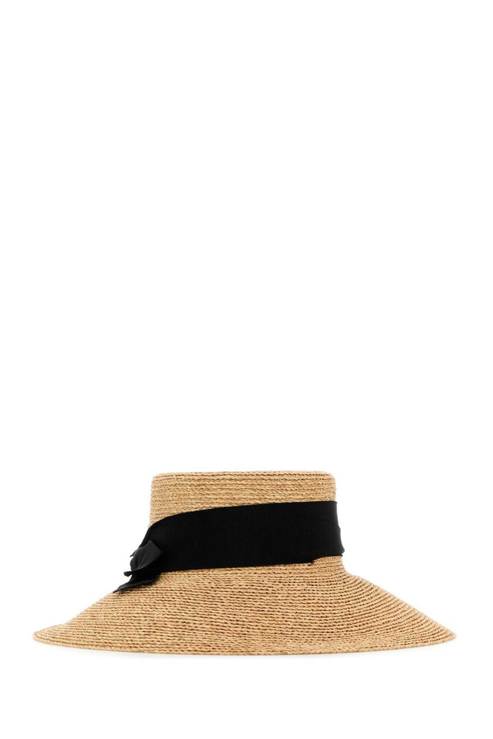 Raffia Tilly Hat Naturalblack Exterior: Cappelli E Fasce Per Capelli