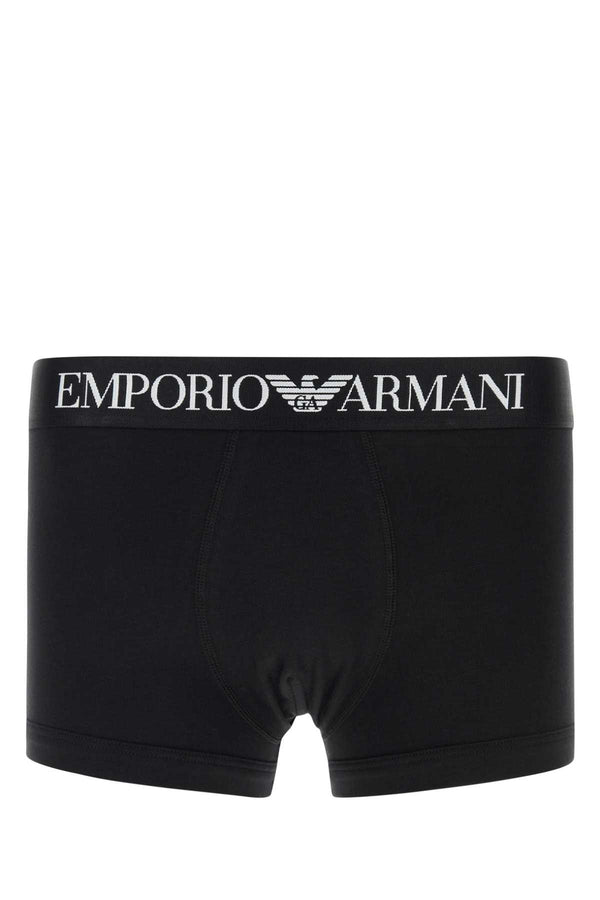 Emporio Armani 95% Cotton boxer in black