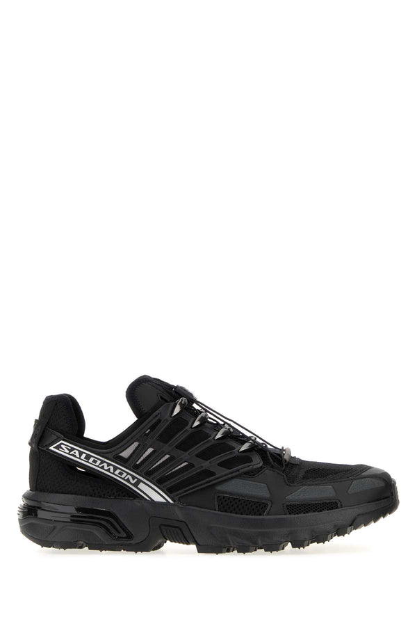 Salomon Shell Exterior: Mesh sneaker in black