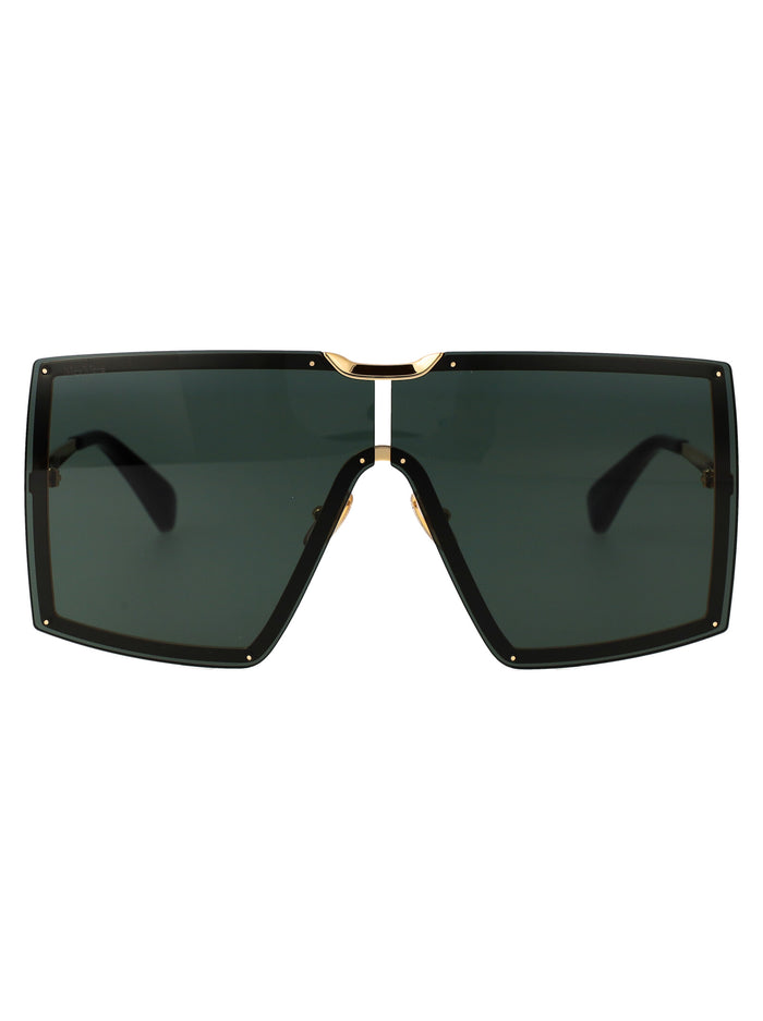 Oro Carico Lucido / Verde Metal Sunglasses