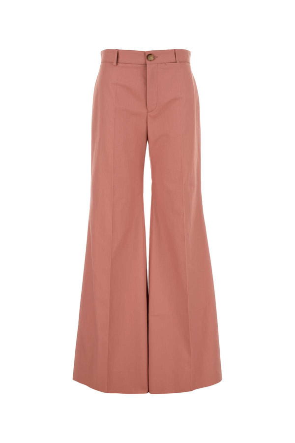 Chloé 100% Cotton trousers in pink
