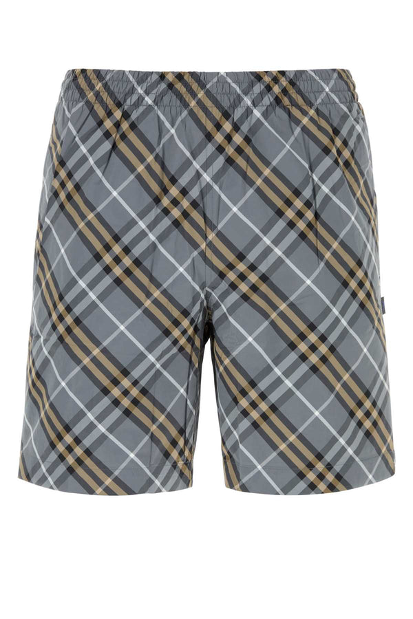 Burberry Exterior: 100% Nylon swim shorts in gray