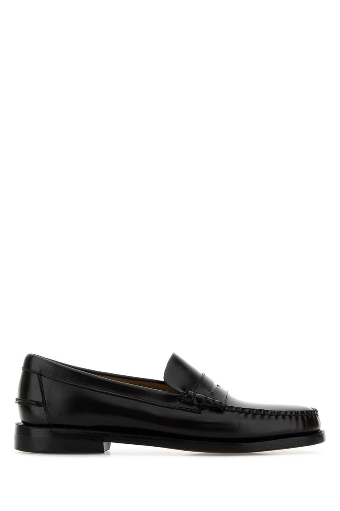 Dark Brown Leather Classic Dan Loafers Darkcoffee Mocassini