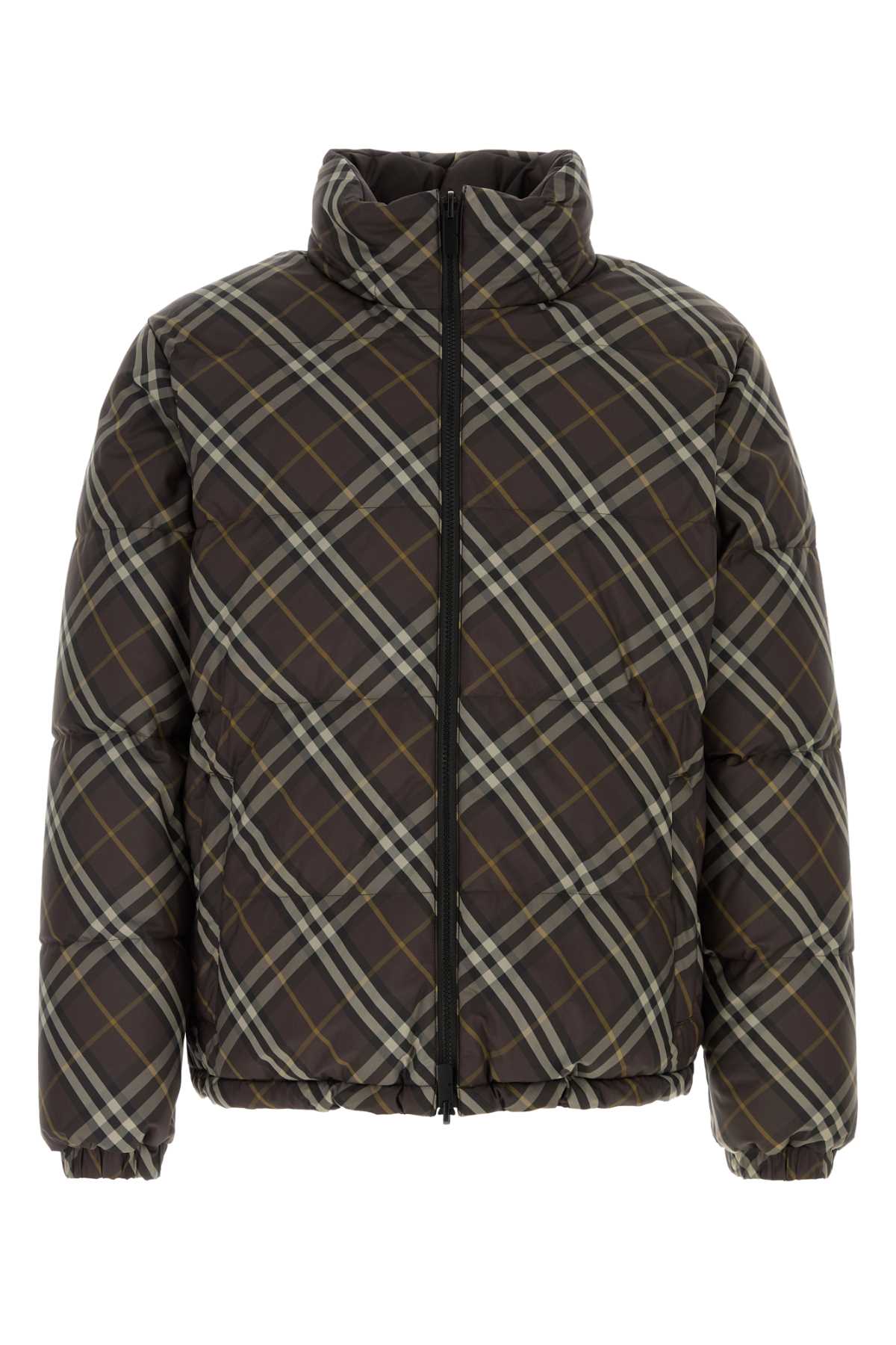 Printed Polyester Reversible Snowdon Down Jacket Truffleipcheck Piumini