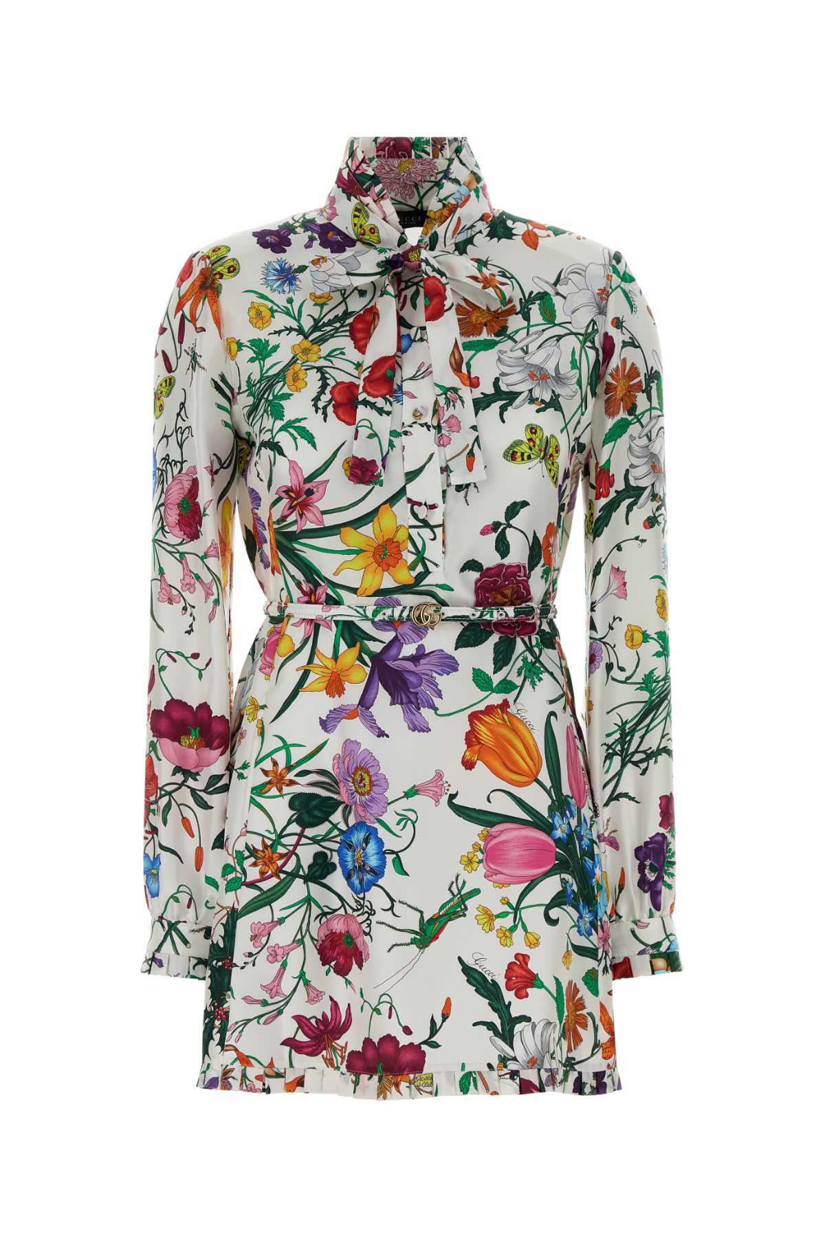 Whitemulticolor Exterior: Silk Abiti