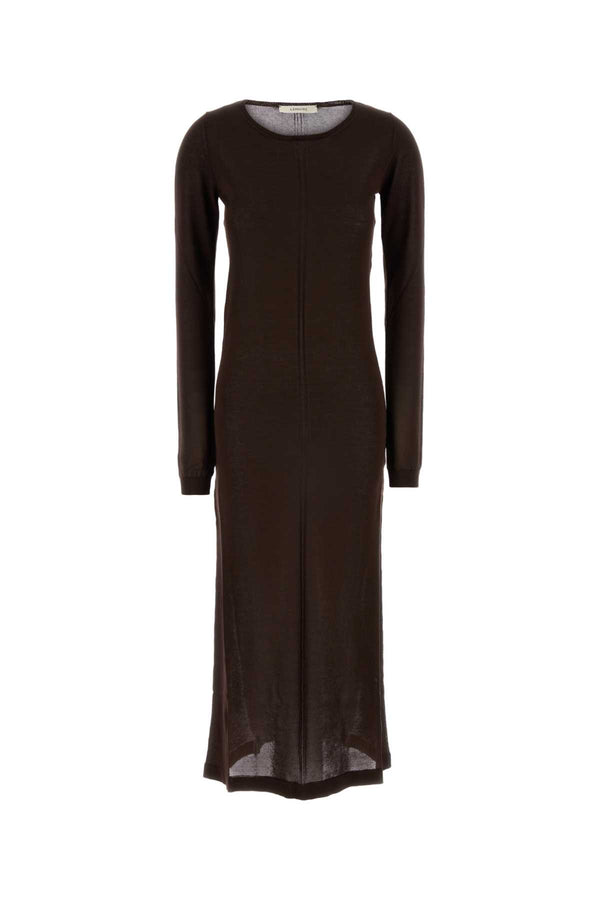 Lemaire Sleeve 88% Viscose dress in black