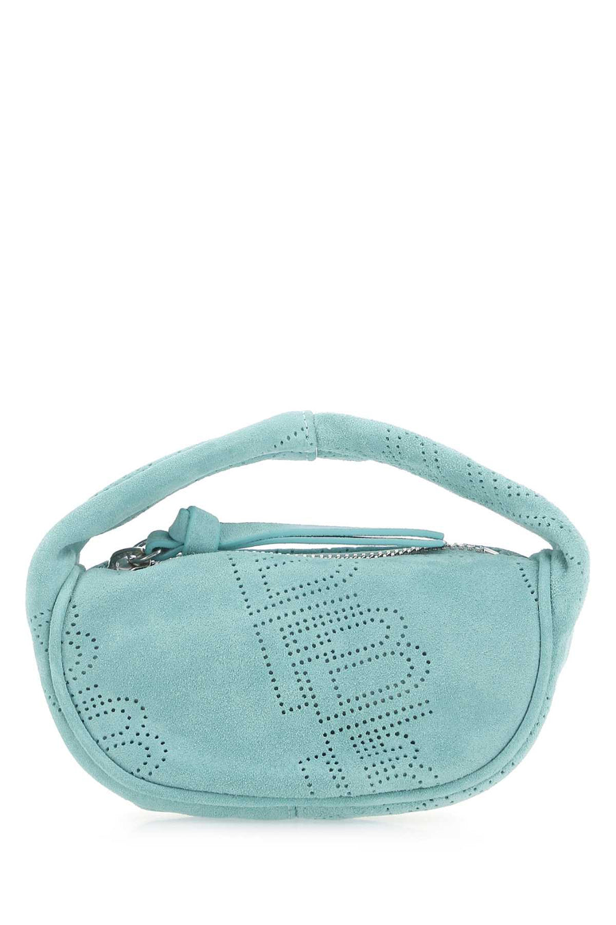 Sea Green Suede Micro Cush Handbag Aqua Borse A Mano