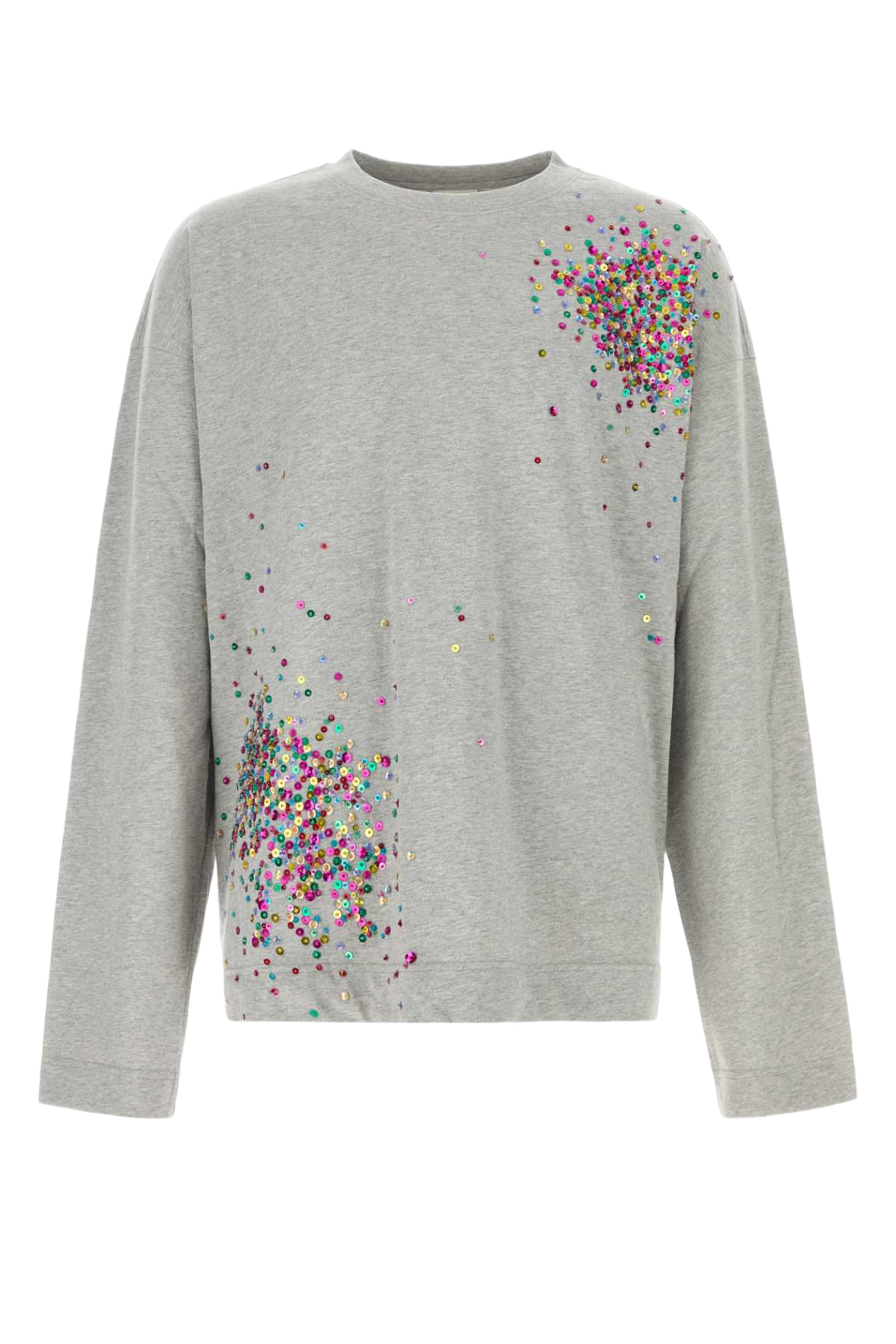 Grey Cotton Hegland T-Shirt Greymelange
