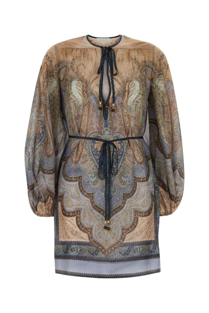 Tapestrybluemulti Silk Abiti