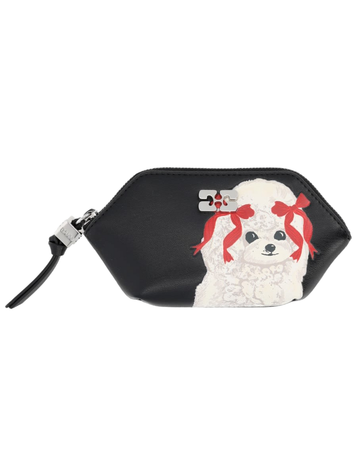 Bou Coin Purse Black Wallet