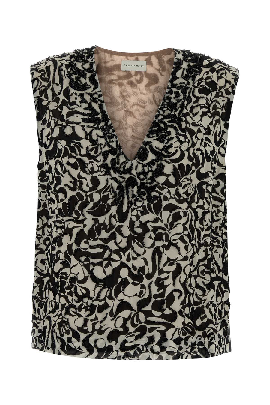 Dries Van Noten 100% Viscose blouse in black