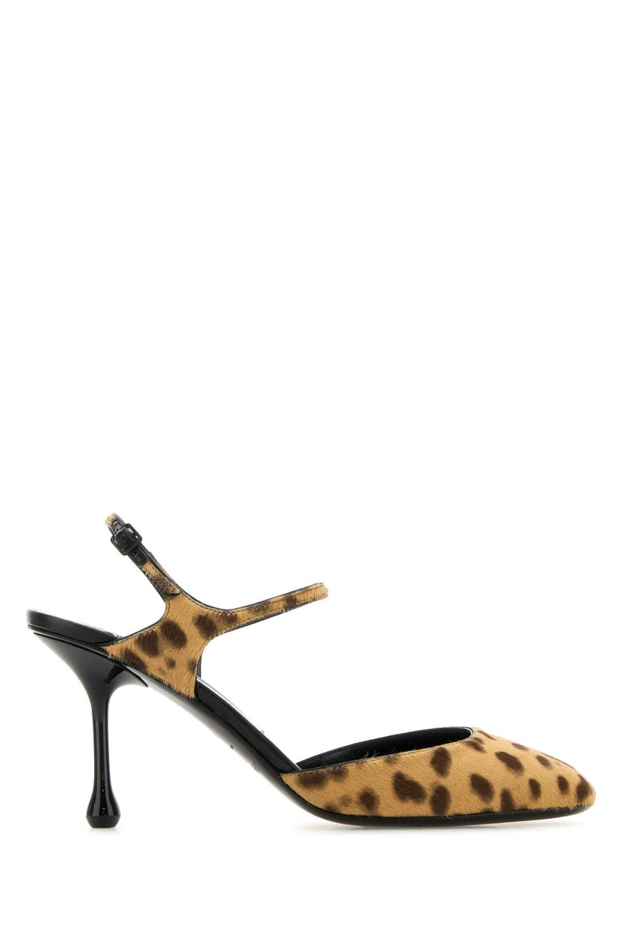 Jimmy Choo Natural Exterior: 100% Calf hair; Interior: 100% Leather; Sole: Leather heel in beige