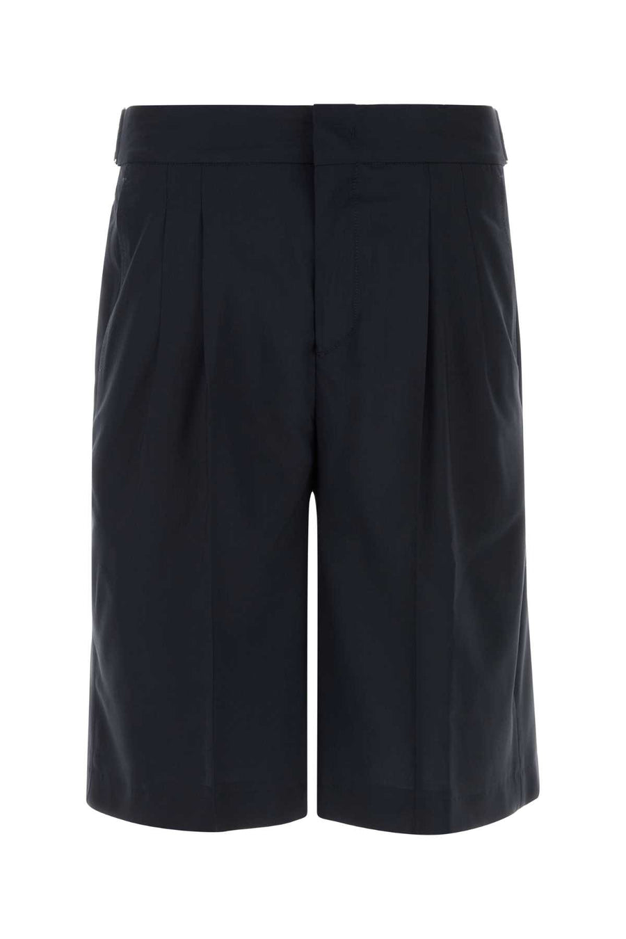 Pt Torino 100% Virgin wool bermuda shorts in navy