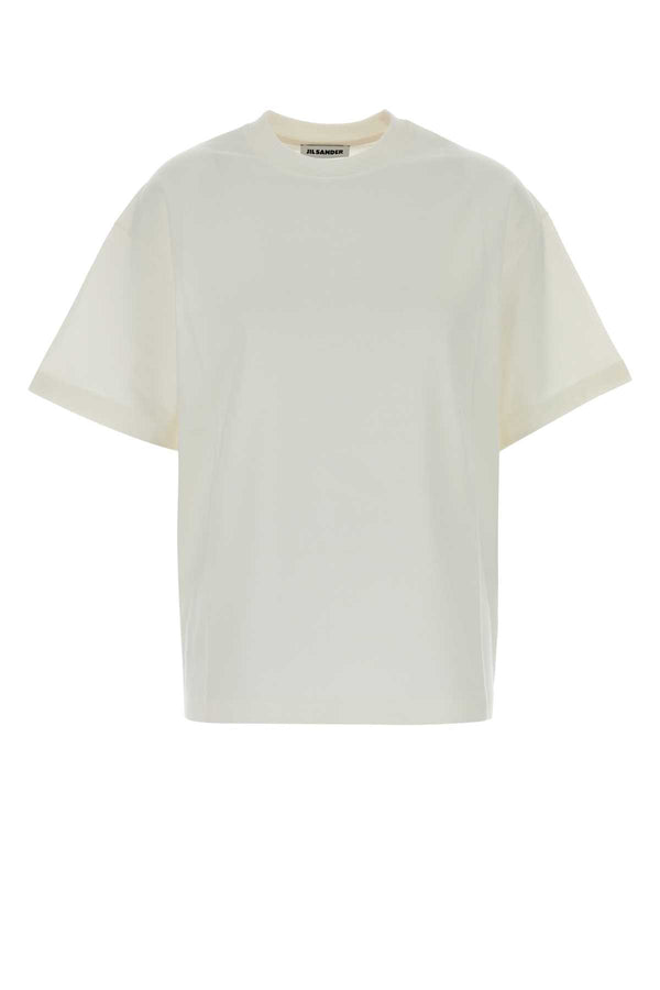 Jil Sander 100% Cotton t-shirt in beige