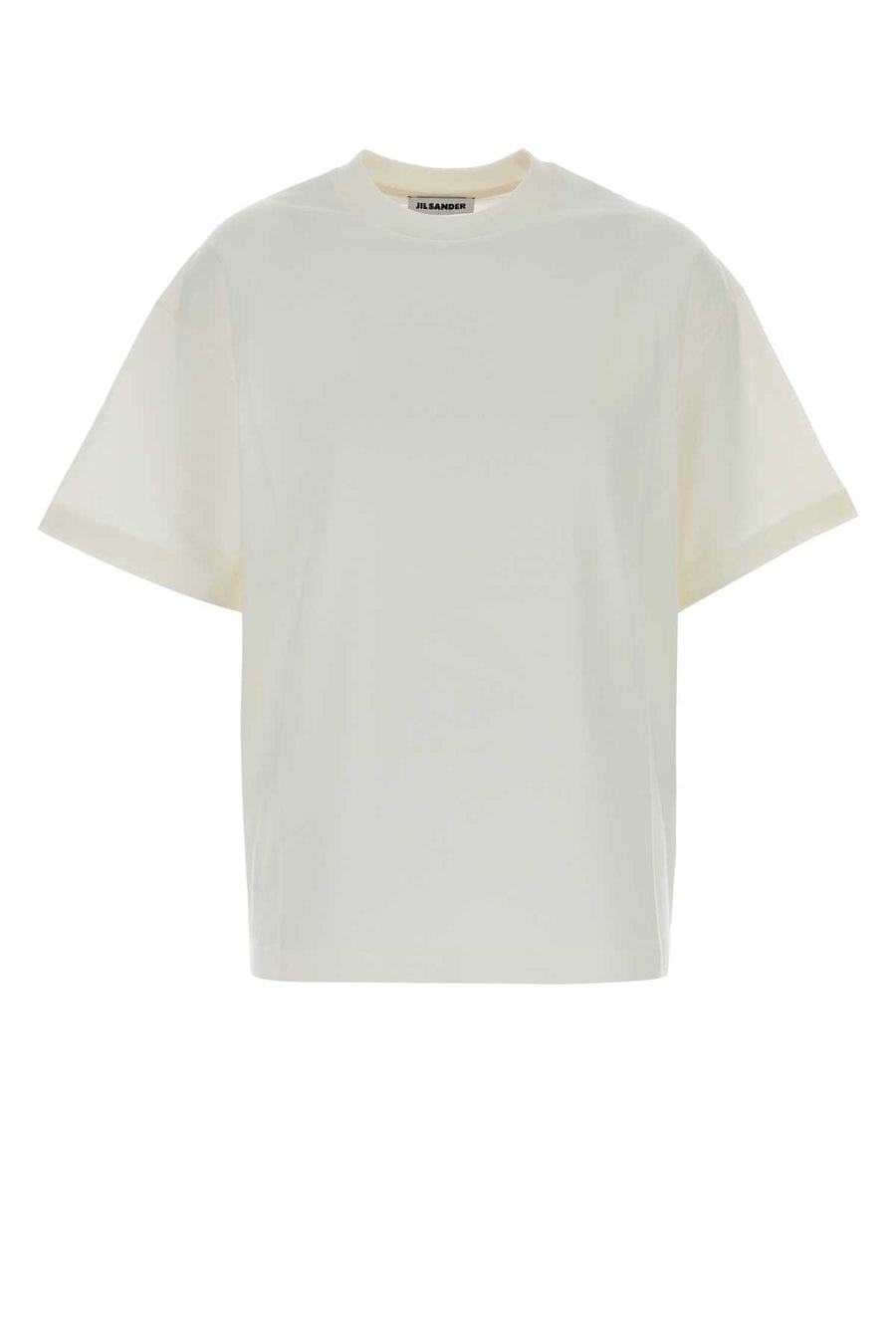 Jil Sander 100% Cotton t-shirt in beige