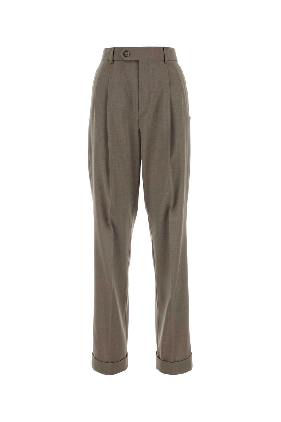 Sportmax Ferito 100% Virgin wool trousers in gray