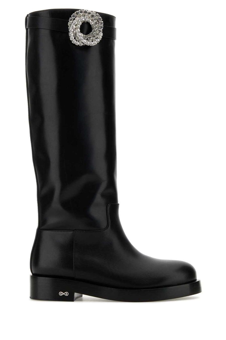 Mach&Mach Exterior: 100% Leather boot in black