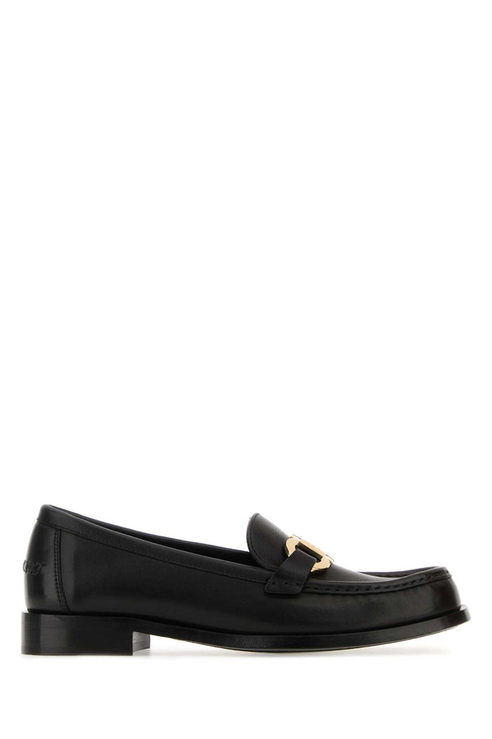 Black Leather Maryan Loafers Neroneronero Upper: Calf Mocassini