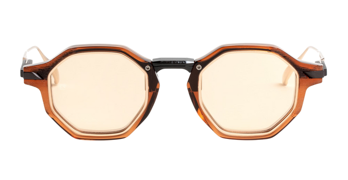 Climax 04 - C1 Crystal Brown Light Gold Lens Nd Acetate Sunglasses
