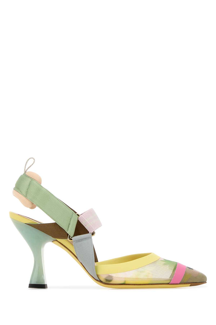 Verl.mult+rosa Chiar Scarpe Con Tacco