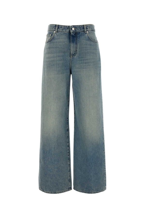 Alexander McQueen 100% cotton with 65% polyester jeans in blue