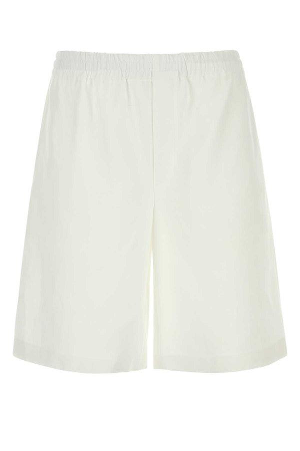 Gucci Pant 100% Linen bermuda shorts in white