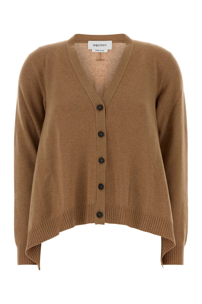 Biscuit Cashmere Blend Oversize Cardigan Lightcamel Maglieria