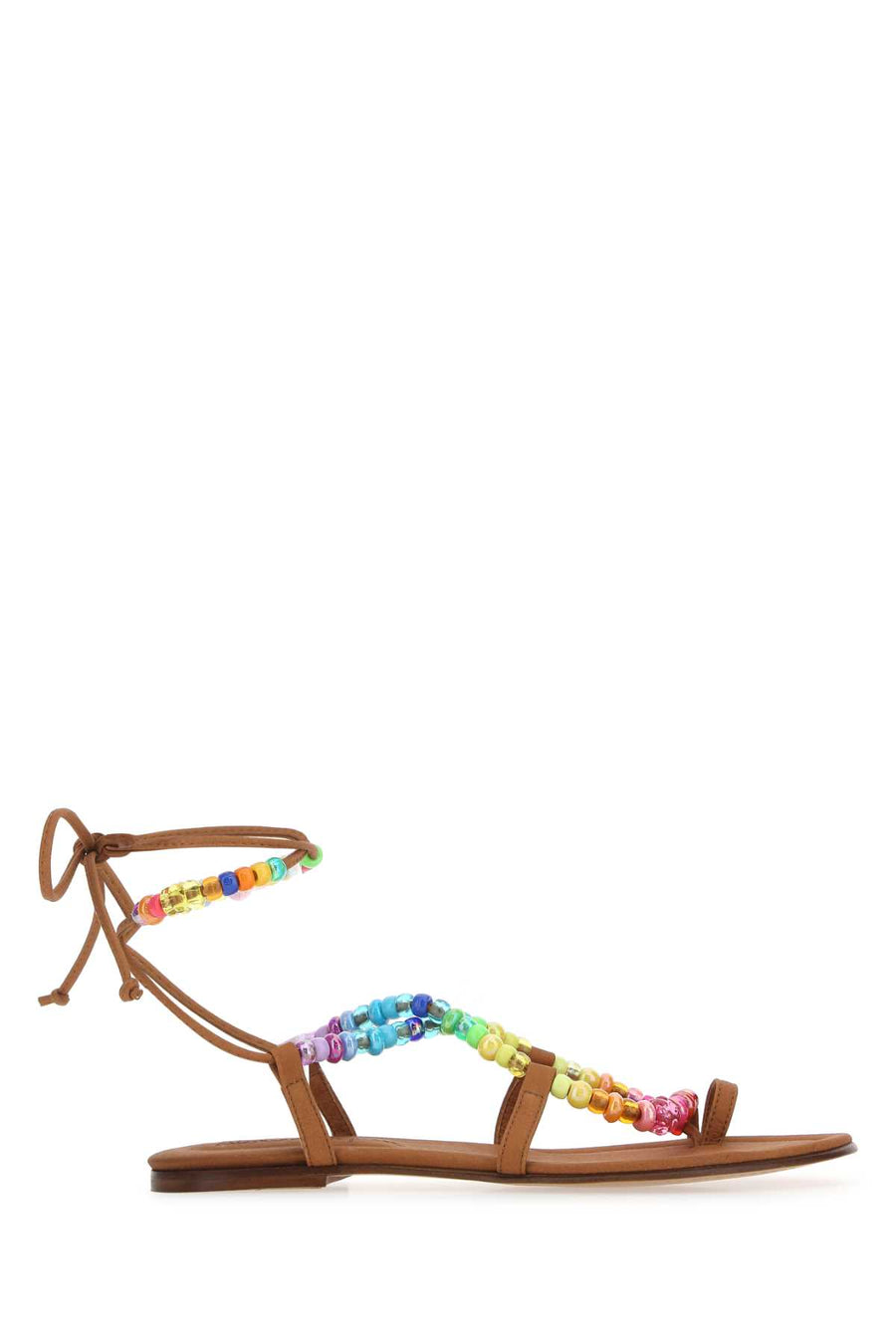 Alameda Turquesa Exterior: 100% Synthetic leather sandal in brown