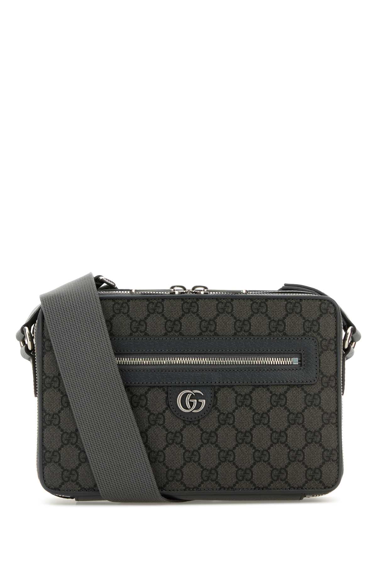 Gg Fabric Crossbody Bag Blackgrey Borse A Tracolla