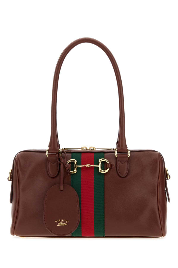 Gucci Horsebit Exterior: 100% Leather shoulder bag in brown