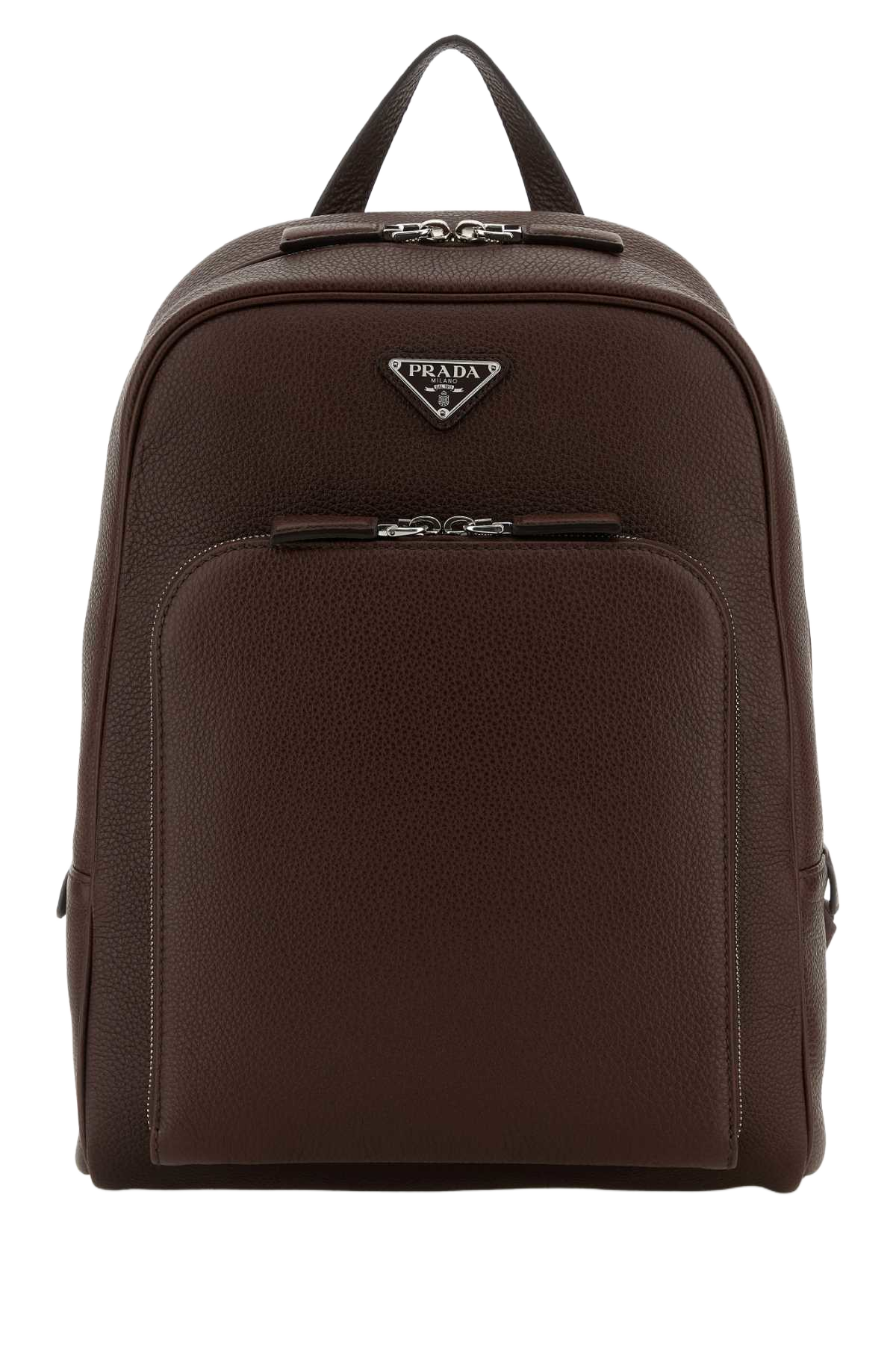 Brown Leather Backpack Bruciato Vitello Zaini