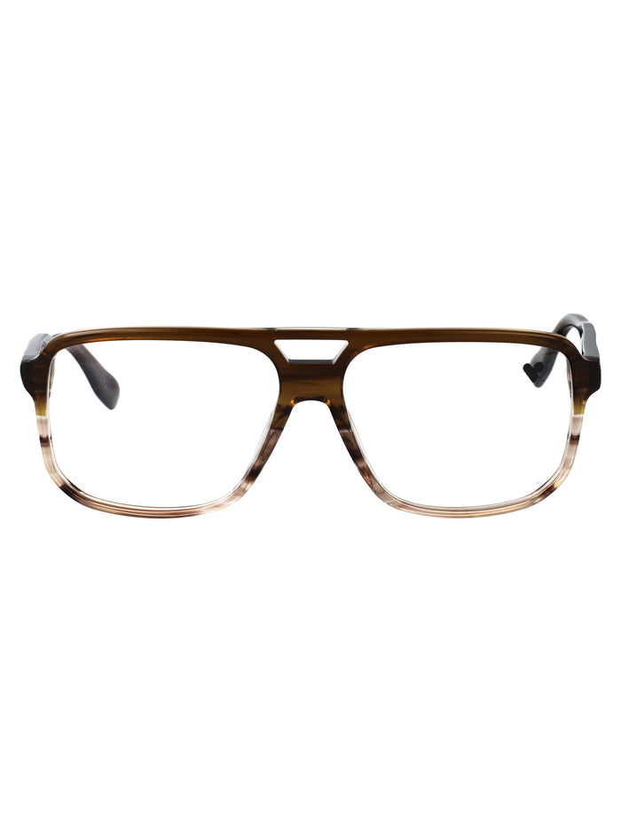 Kl6156 246 Brown/striped Brown Acetate Optical
