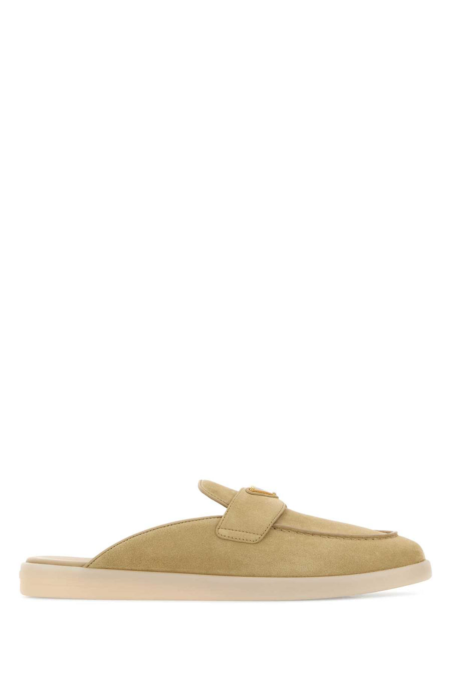 Prada Tropez Exterior: 100% Suede slipper in beige