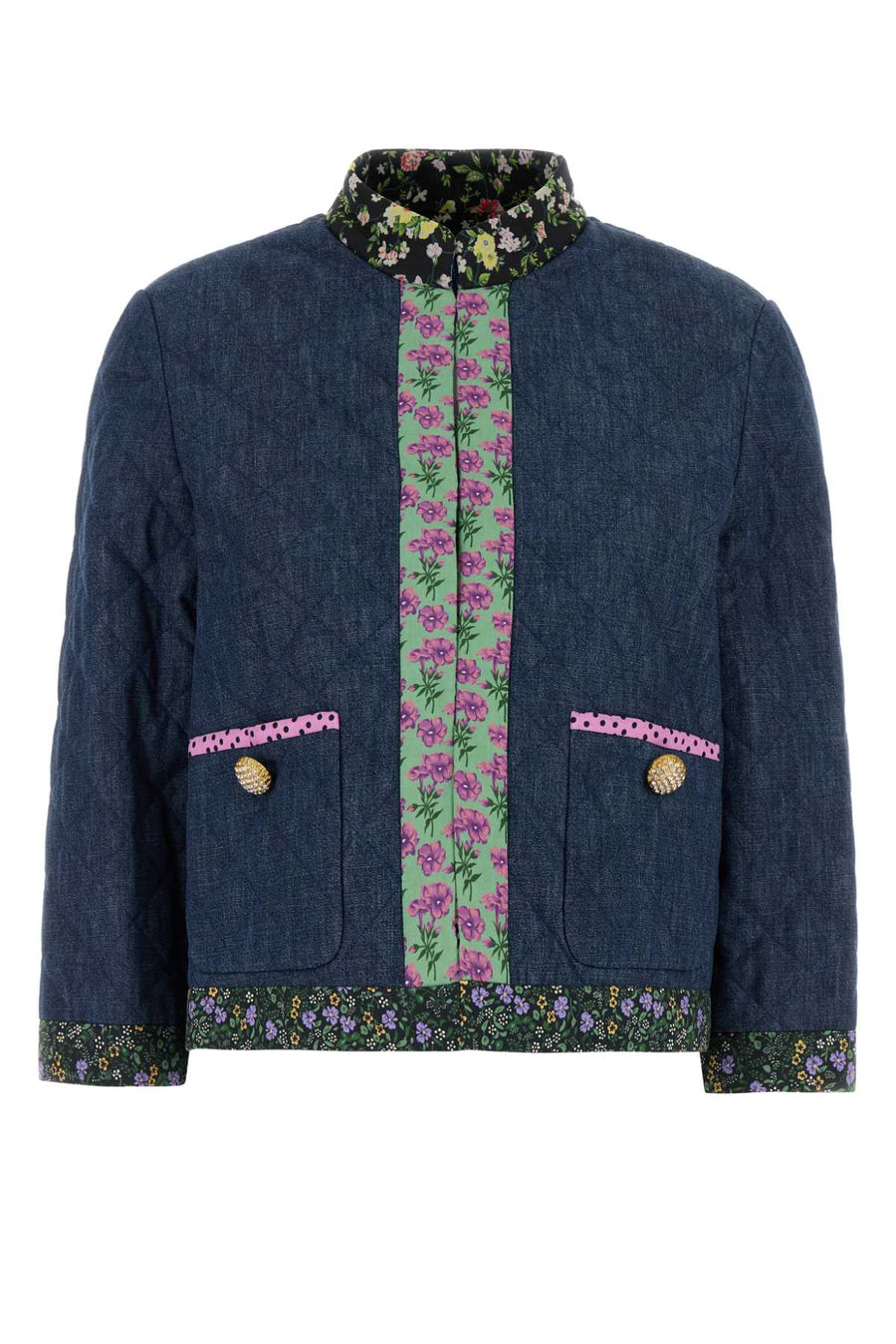 Valentino Garavani Solid Exterior: 100% Cotton blazer in blue