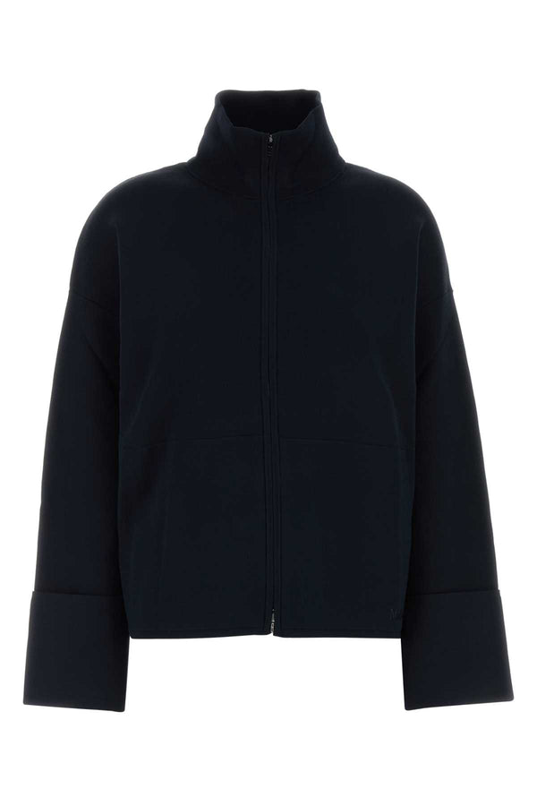 Max Mara 65% Viscose sweater in navy