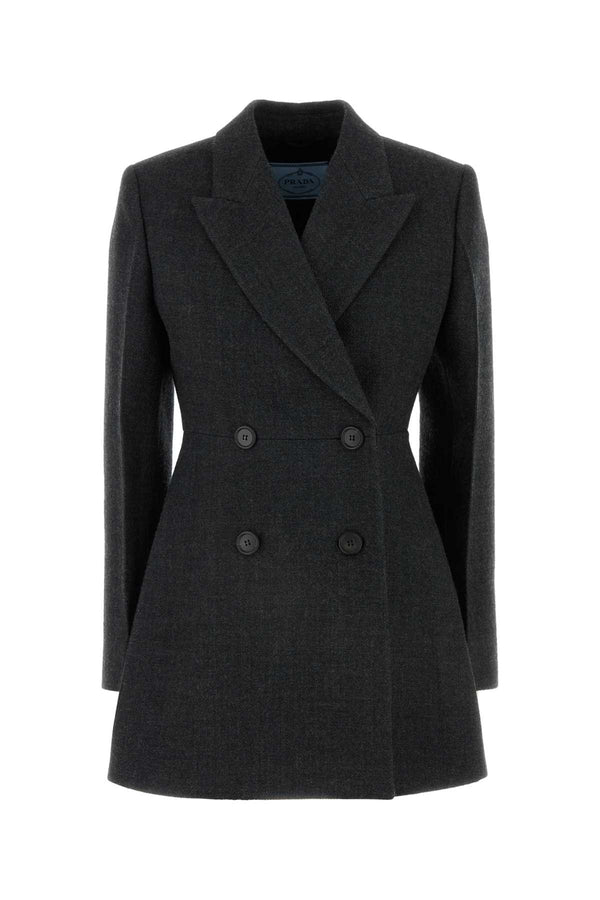 Prada 100% Wool blazer in gray