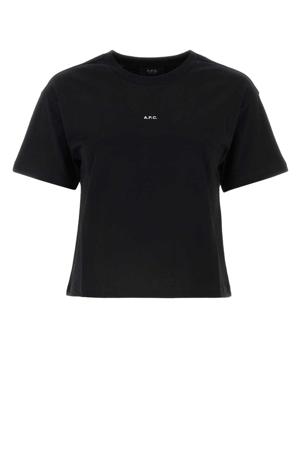 A.P.C. Boxy 100% Organic Cotton t-shirt in black